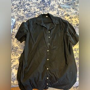 Black button blouse Okd Navy dress